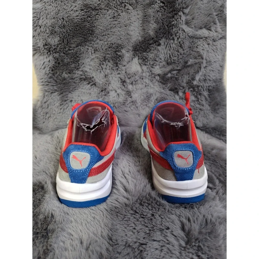 Puma GV Special Girls Sneakers 5.5 Red Blue Lace Up Low Top Sportlifestyle Shoes - Picture 13 of 16
